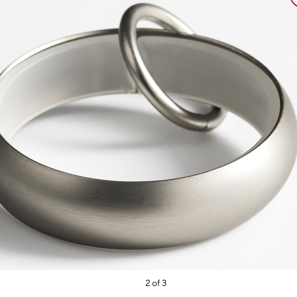 NWT set of 30 Pottery Barn Quiet-Glide Curtain Round Rings